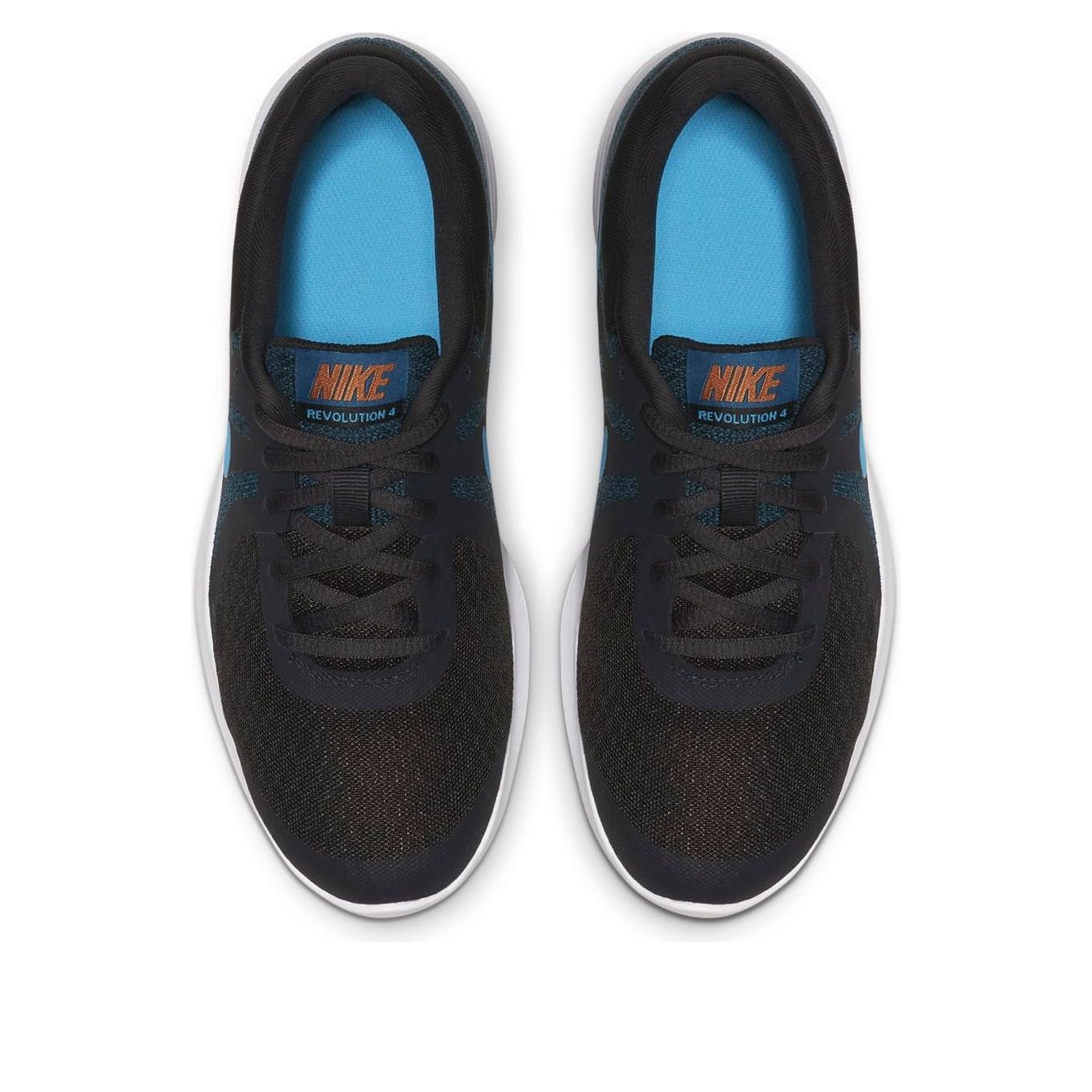 (GS) Nike Revolution 4 Black/Blue 943309-016