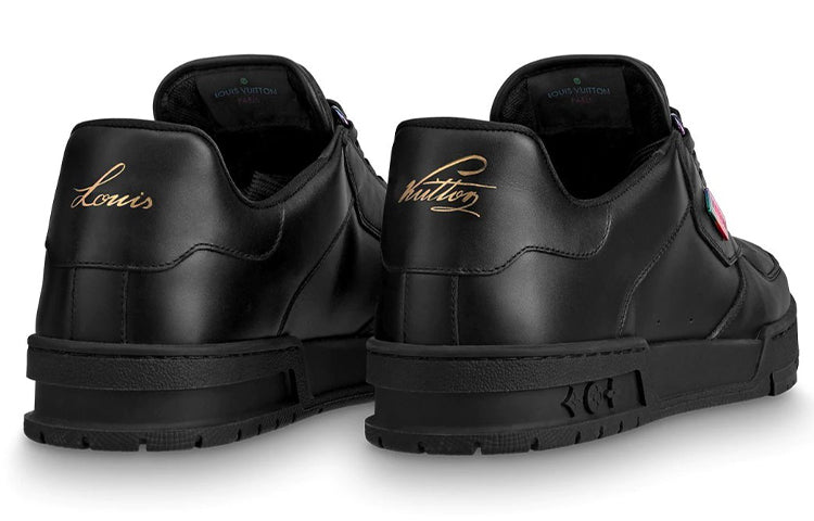 LOUIS VUITTON Trainer Sneakers 'Black Iridescent' 1A5YSG