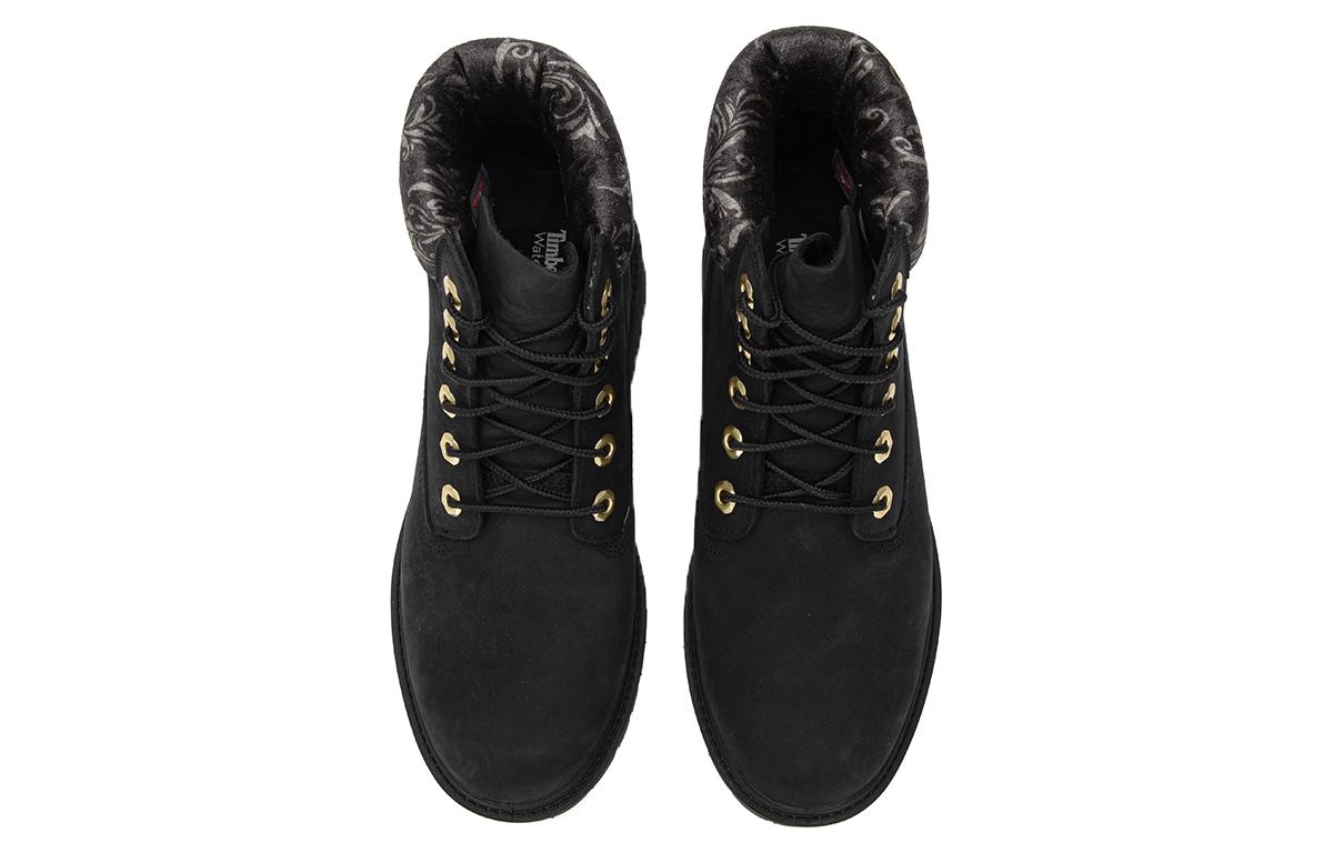 (WMNS) Timberland 6 Inch heritage Lace Up Cupsole Boots 'Black Nubuck' A5M74001