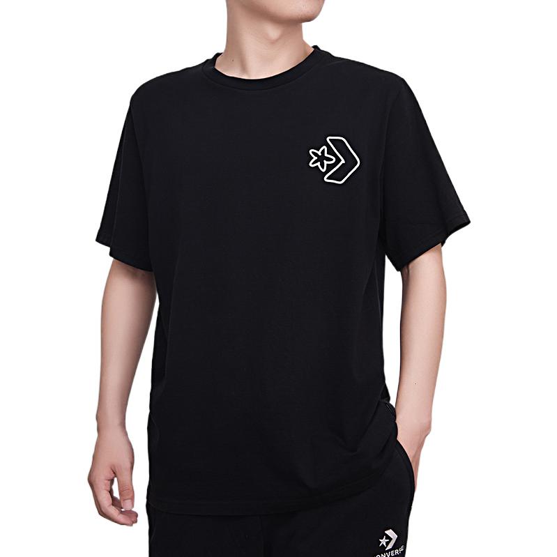 Converse Cartoon Logo T-Shirt Asia Sizing 'Black' 10018176-A01