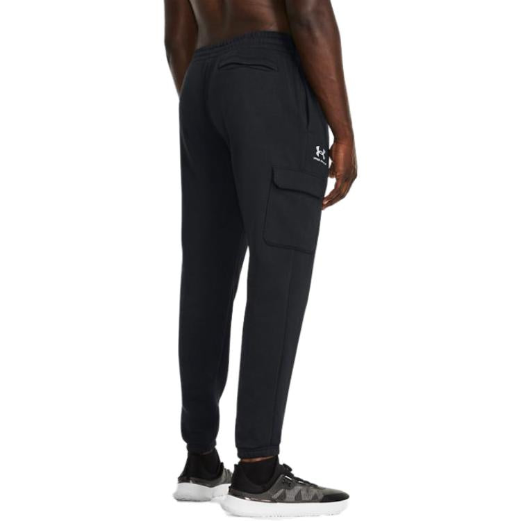 Under Armour Essential Fleece Cargo Pants 'Black' 1380376-001