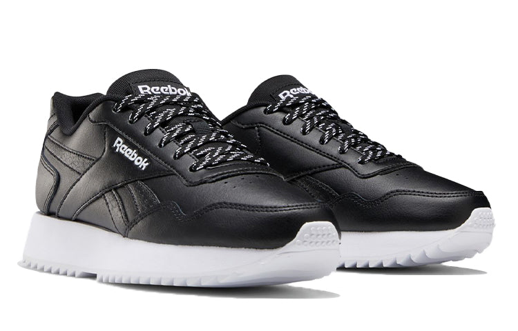 (WMNS) Reebok Royal Glide Ripple Sneakers Black EG9487