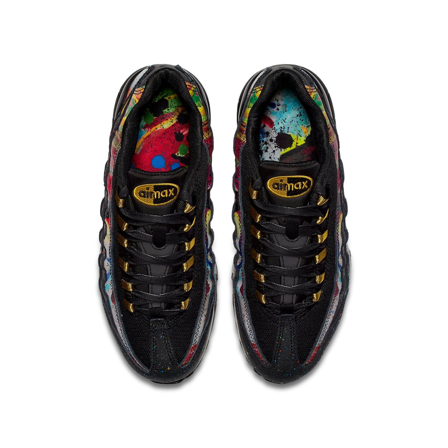 (GS) Nike Air Max 95 'Black Metallic Gold' AT6158-001