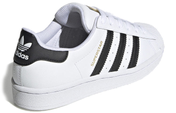 (GS) adidas Superstar J 'White Black' FU7712