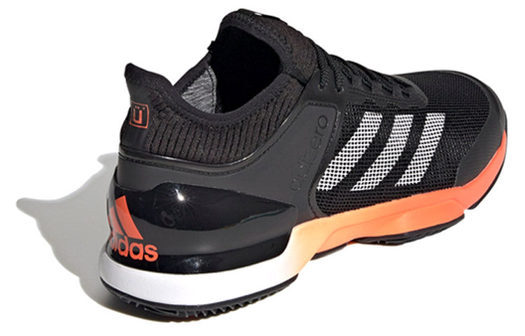 adidas Ubersonic 2 Clay Court 'Black White Orange' FV1458