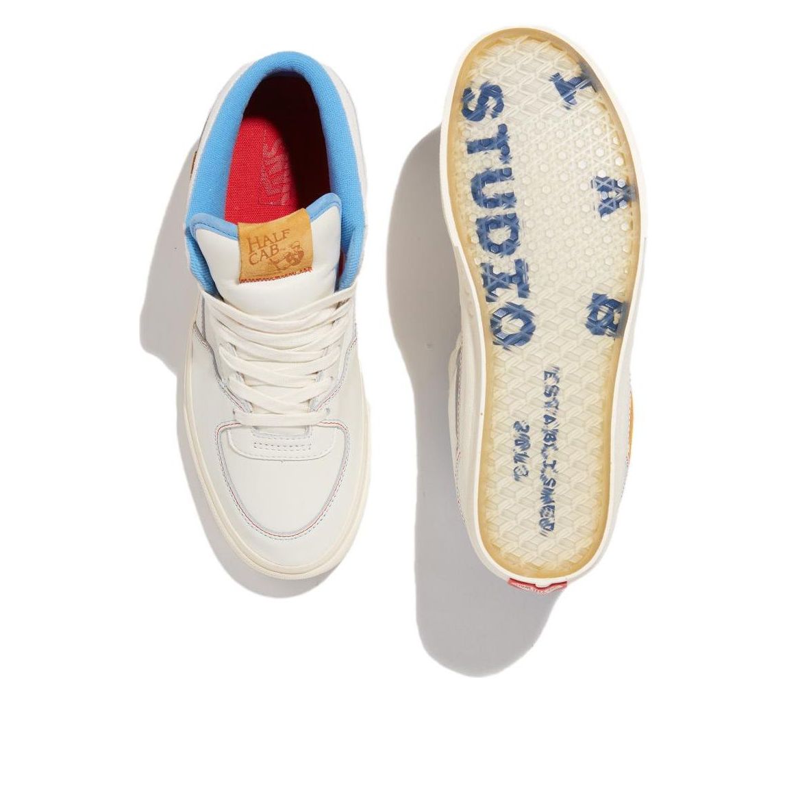 Vans x IAB STUDIO Half Cab 'White Brown' VN000DZ3CYP