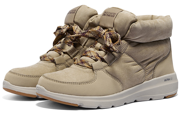 (WMNS) Skechers Glacial Ultra 'Tan' 144194-TAN
