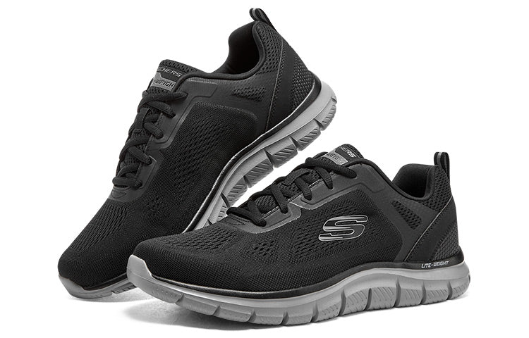 Skechers Track Broader Trainers 'Black Grey' 232698-BKCC