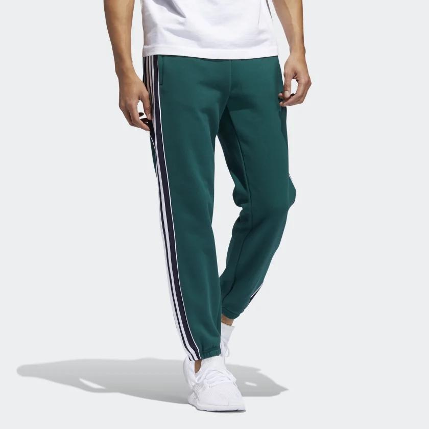 adidas originals 3-Stripes Panel Sweat Pants 'Collegiate Green/Legend Ink' EJ7112
