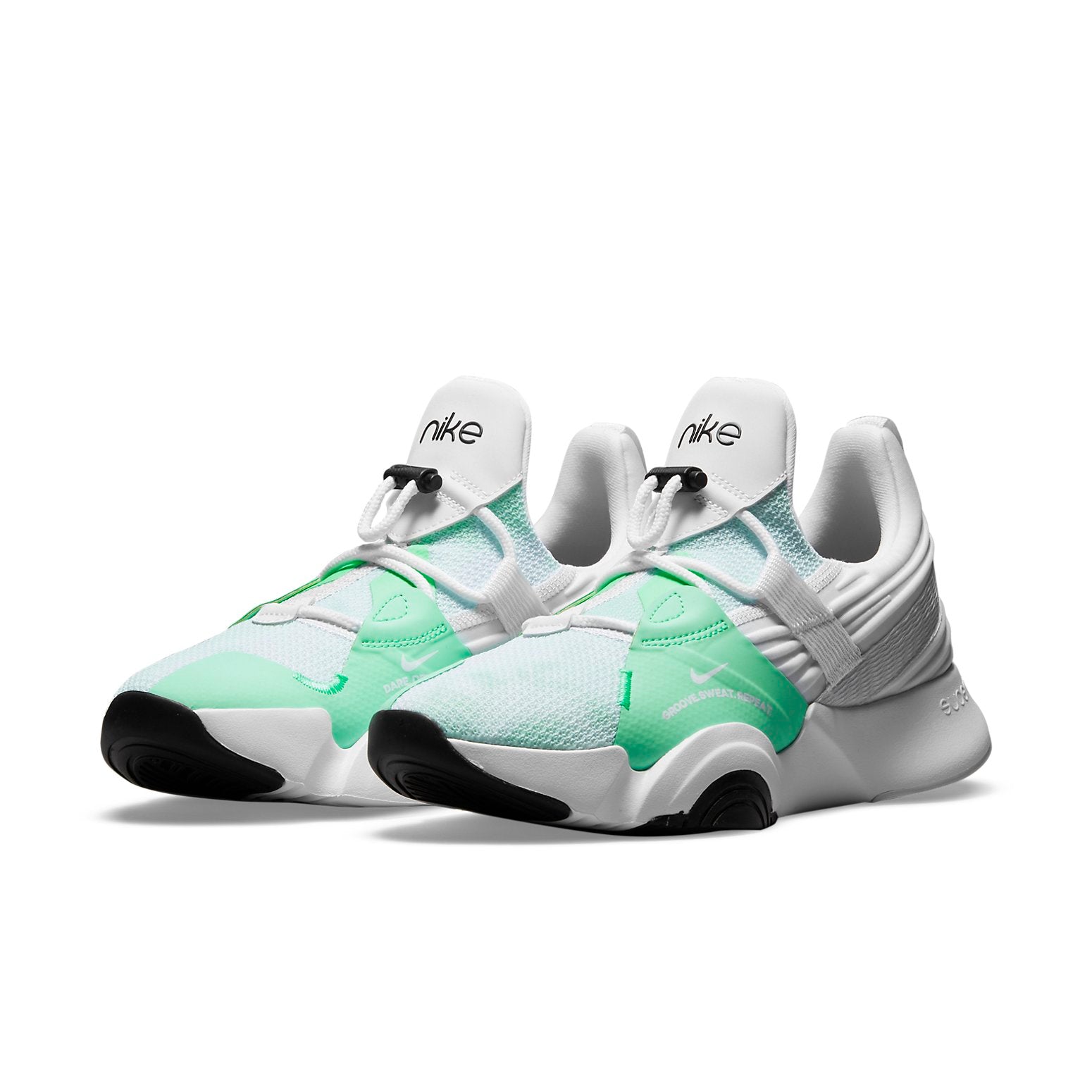 (WMNS) Nike SuperRep Groove 'White Green Glow' CT1248-135