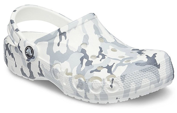 Crocs Unisex Bayaband Sandals - White Camo 'Gray White' 206230-1D3