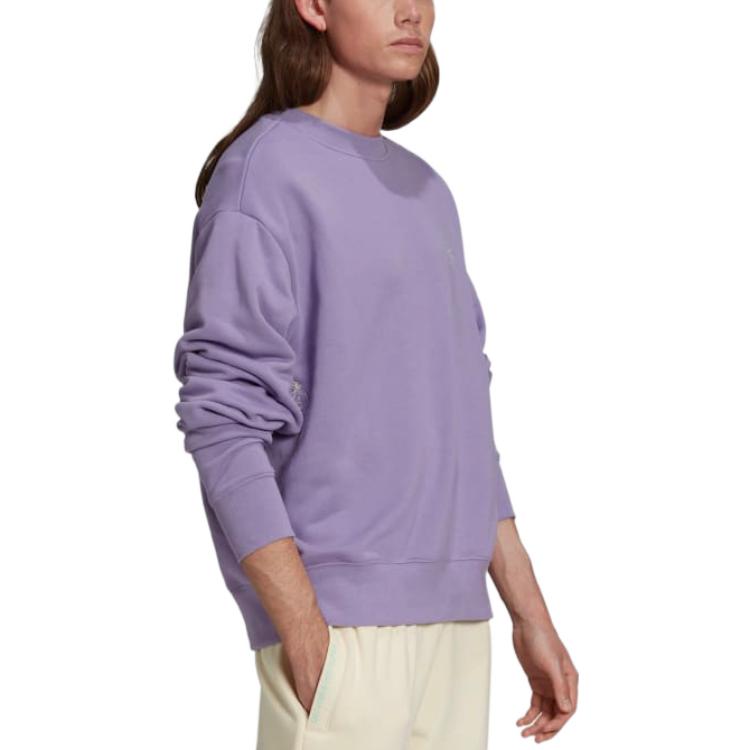 adidas originals Sports Round Neck Pullover Casual Purple HI6016