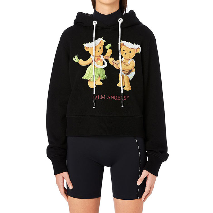 PALM ANGELS Bear Jacket Black PWBB022S20FLE0081060