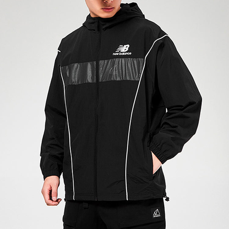 New Balance Athletic Windbreaker Asia Sizing 'Black' AMJ11500-BK