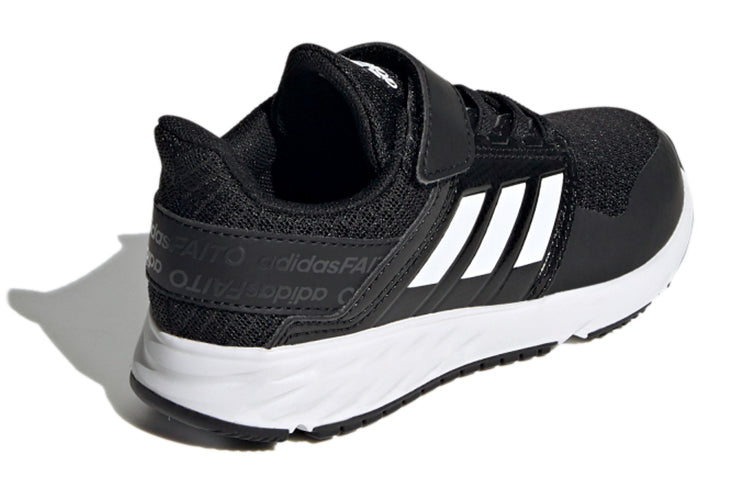 (GS) adidas FortaFaito EL J 'Black White' FX0940