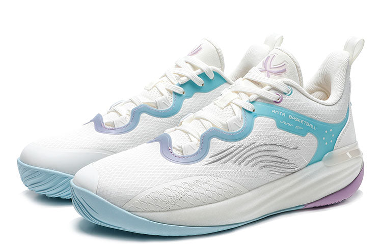 ANTA Basketball Shoes 'White Blue Purple' 112221604Q-6