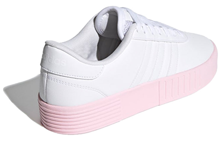 (WMNS) adidas neo Court Bold Shoes White/Pink FY6512