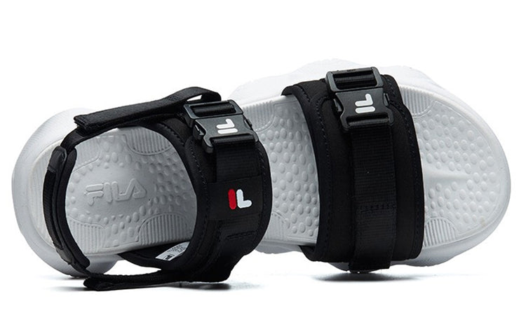 (WMNS) FILA Casual Sandals For Black/White F12W124530FBK