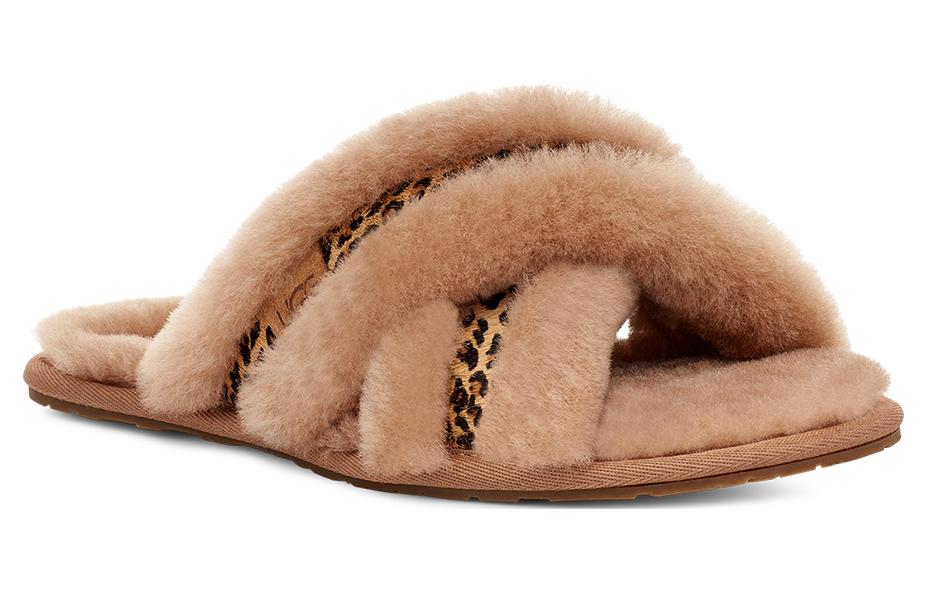 (WMNS) UGG Cross Slides 'Chestnut' 1151832-CHE