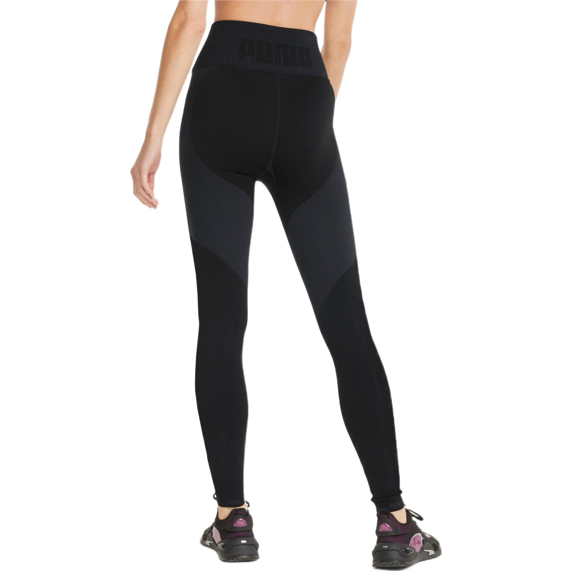 (WMNS) PUMA FormKnit Seamless High Waist 7/8 Training Leggings 'Black' 521666-01