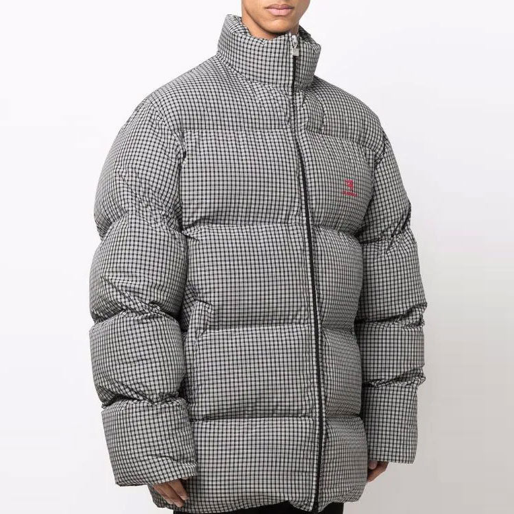 Balenciaga Sporty B Puffer Jacket 'Black White' 681440TLO361070