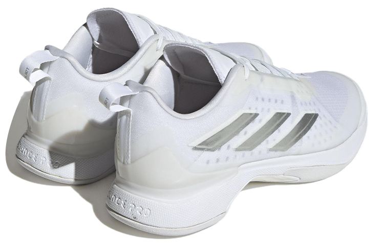 (WMNS) adidas Avacourt Tennis Shoes 'Cloud White Silver Metallic' HQ8404