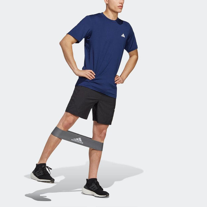 adidas Train Essentials Stretch Training Tee 'Dark Blue White' IC7414
