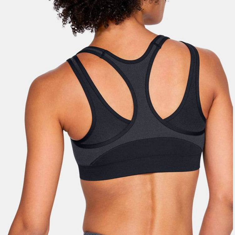 (WMNS) Under Armour Vanish Seamless Mid Bra 'Black' 1344326-001