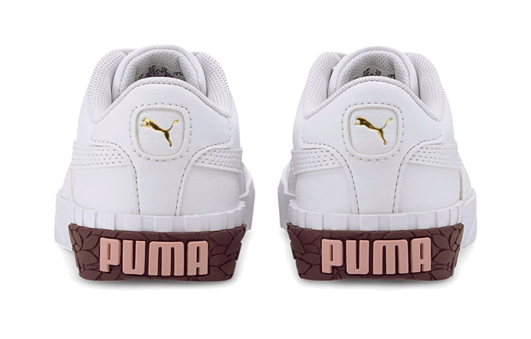 PUMA Cali Kids' White/Brown 373156-01