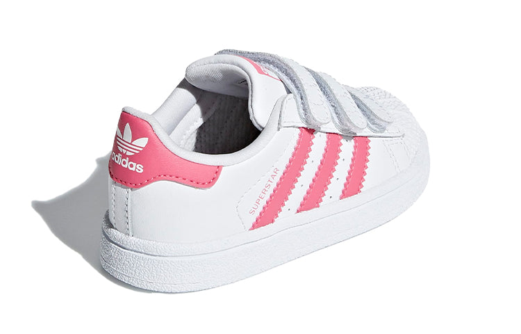 (TD) adidas Superstar Infant 'White Pink' CG6638