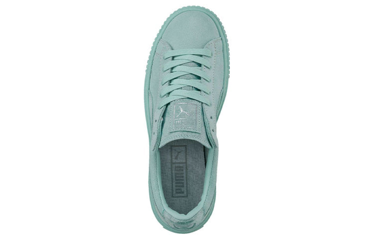 (WMNS) PUMA Basket Platform Reset 'Peppermint Green' 363313-03