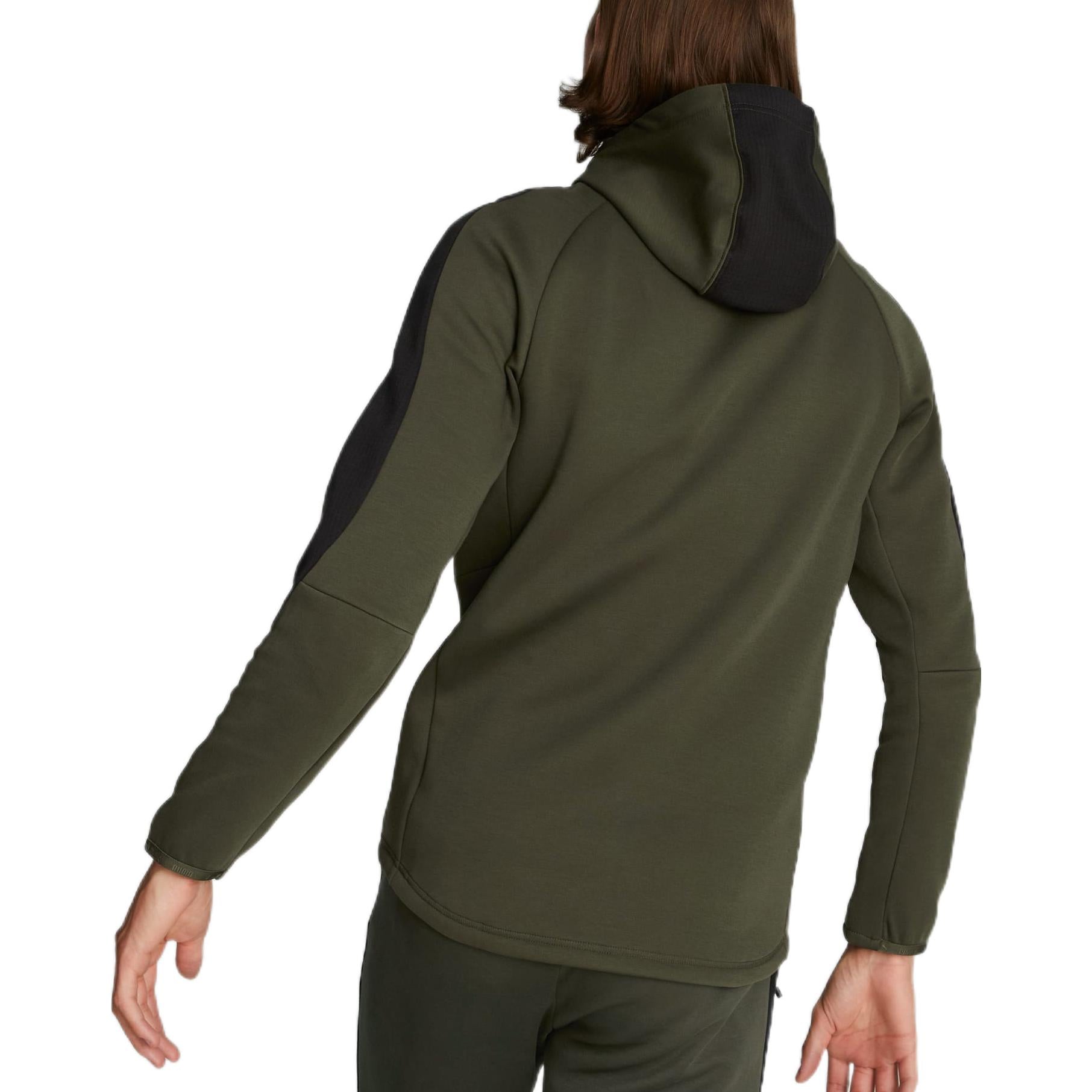 PUMA Evostripe Full Zip Hoodie 'Green' 672386-70
