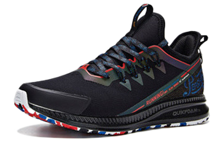 (WMNS) 361 Degrees x QU!K Titanium Speed 2.0 Running Shoes 'Black Blue' 582012253-11