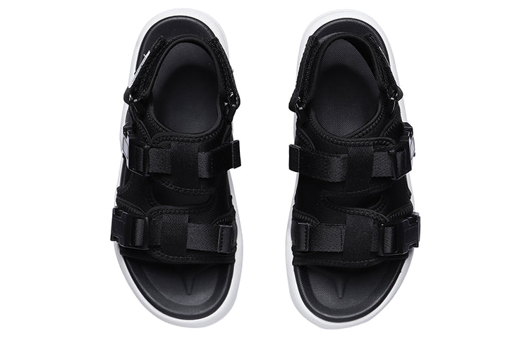 (WMNS) Li-Ning Coca Sandals 'Black White' AGLR026-1