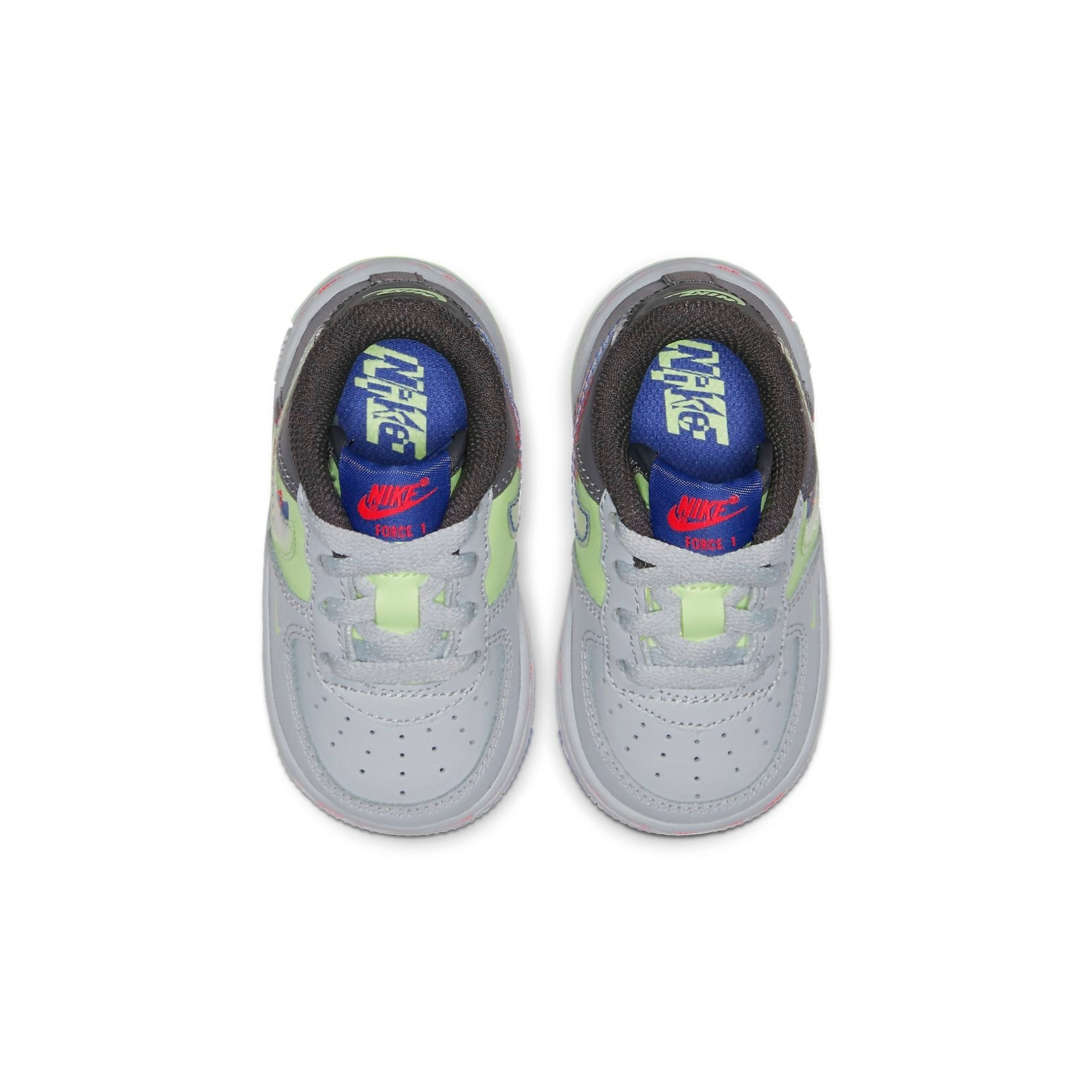(TD) Nike Force 1 LV8 'Gray Green Blue' CU1032-001