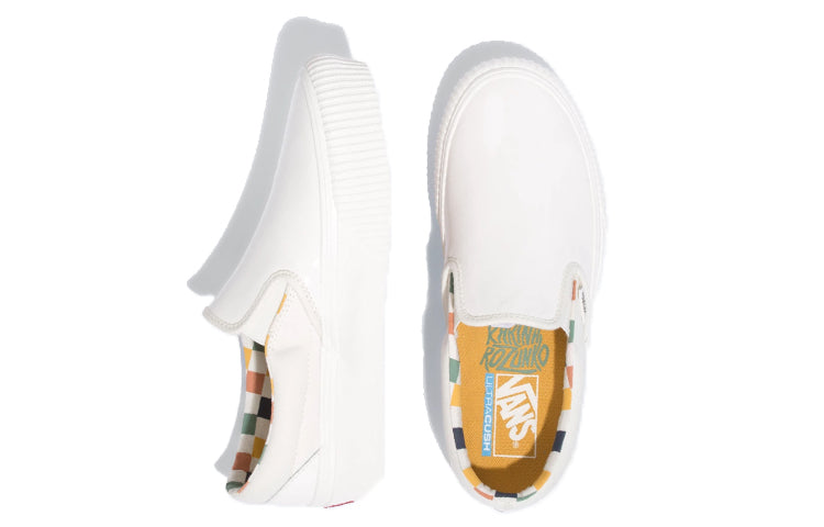 Karina Rozunko x Vans Slip-On Platform SF White VN0A4MVC25K