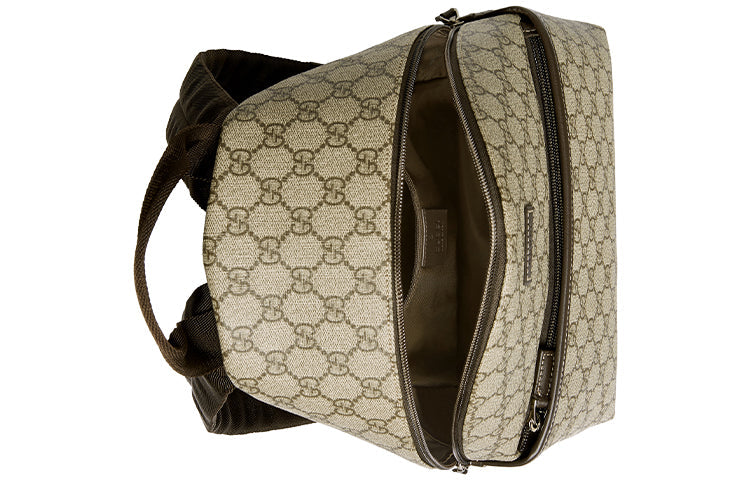 Gucci Canvas Bag Pack K Creamy/Brown 271327-KHN5N-8588