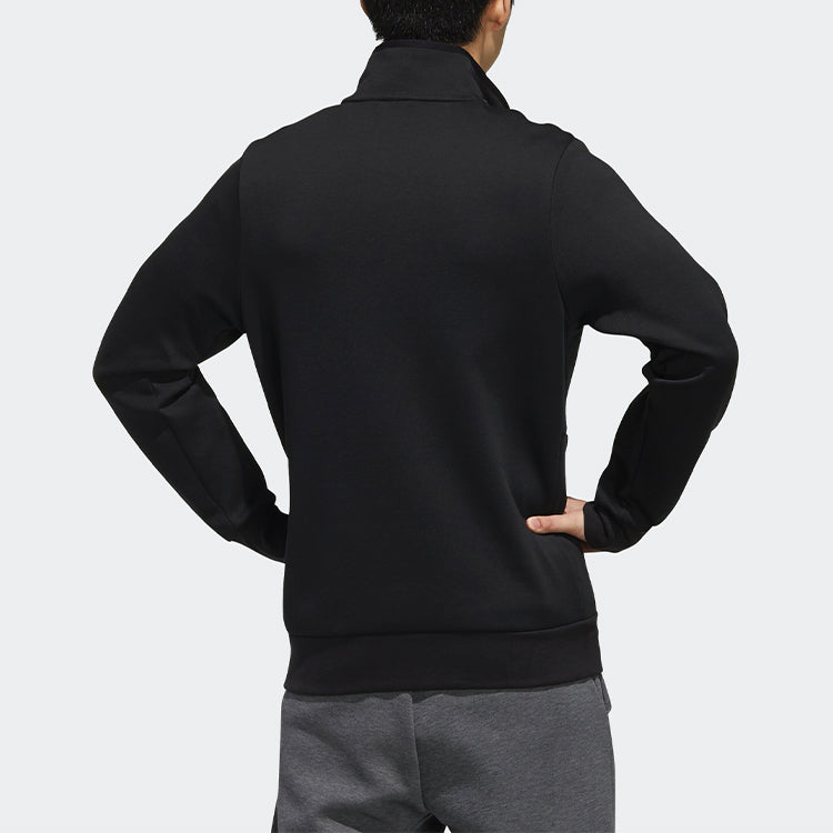 adidas AI TT DK Casual Sports Zipper Stand Collar Jacket Black EH3808