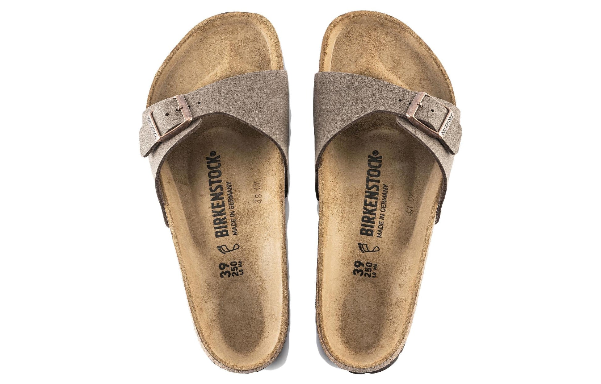 Birkenstock Madrid Birko-Flor Birkibuc Narrow Fit 'Mocca' 0040093