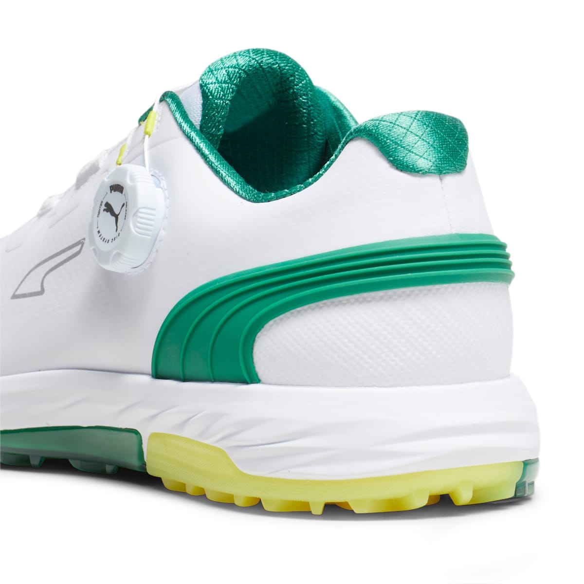 Puma Alphacat Nitro Disc Golf 'Puma White Archive Green Yellow Burst' 378920-01