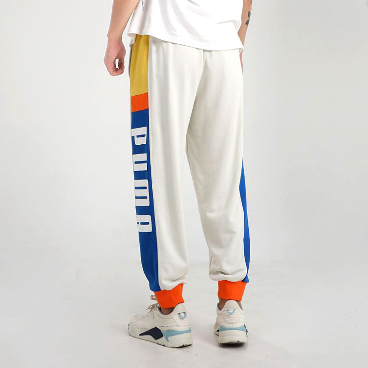 PUMA Retro Block Sweatpant 'White Blue Yellow Red' 530714-05