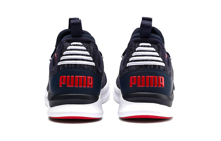 PUMA Ignite Flash Daunt Low Top Running Shoes Blue/White 191672-09