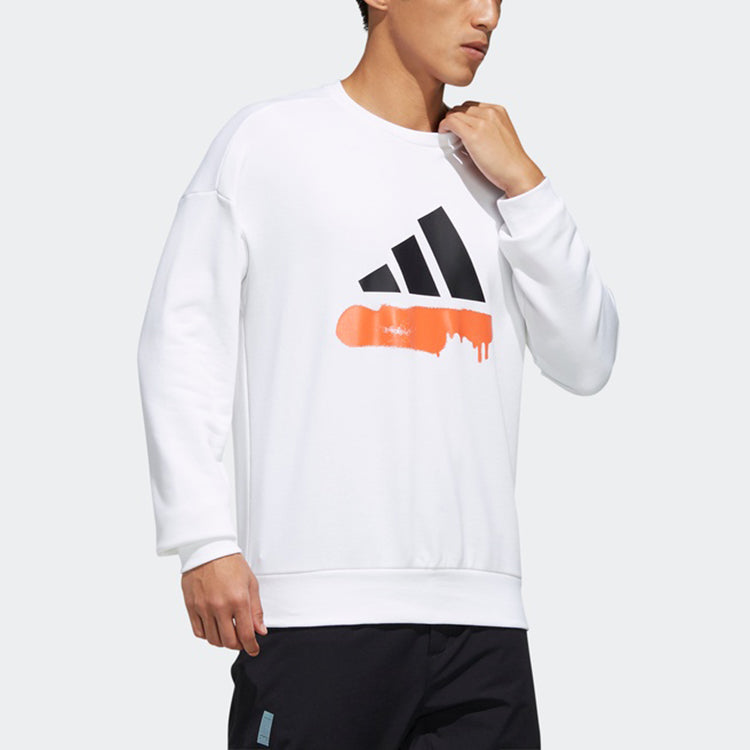 adidas O2 SWT BOS Casual Sports Pullover White FM9406