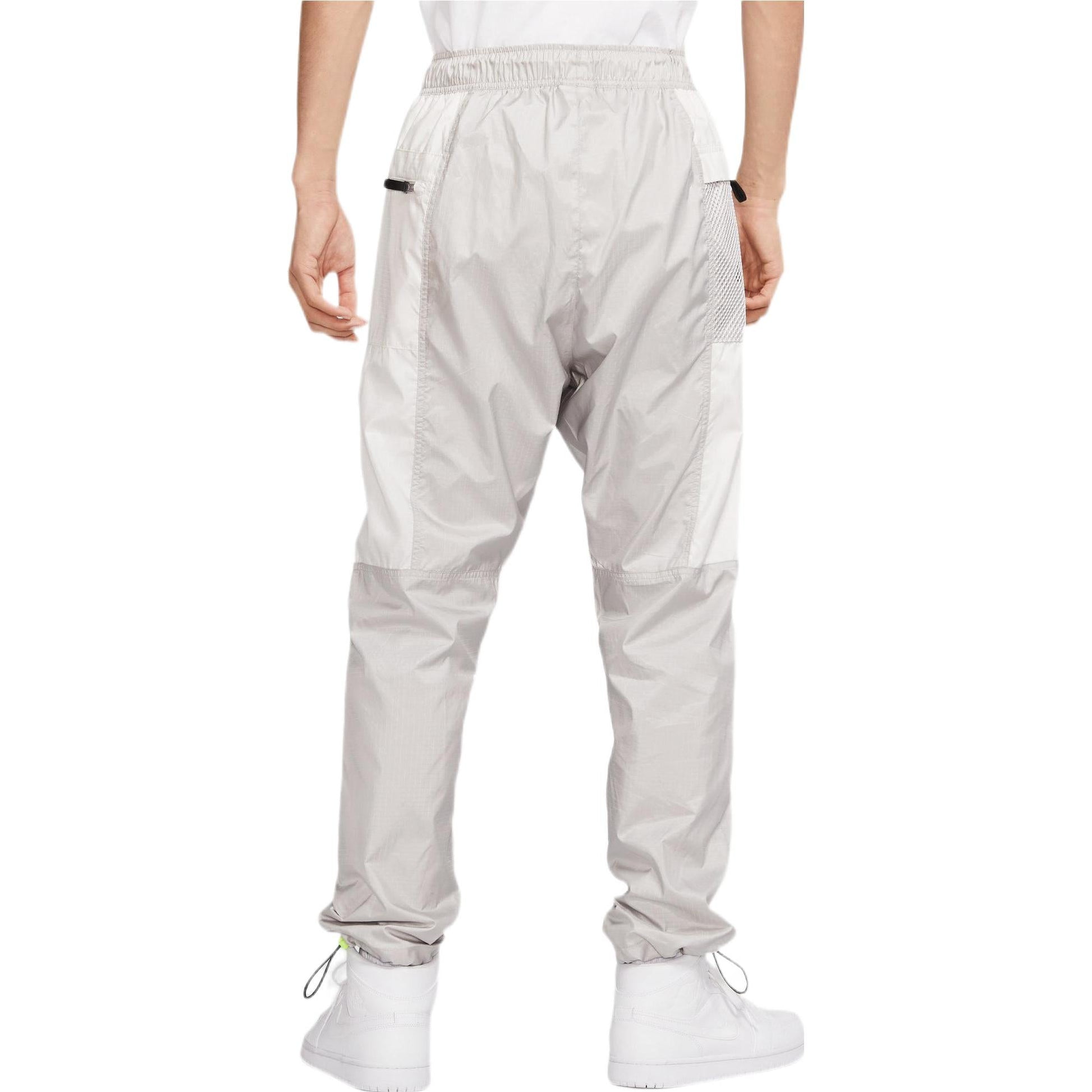 Air Jordan Solid Color Logo Pattern Printing Lacing Casual Pants 'Grey' DM1870-012