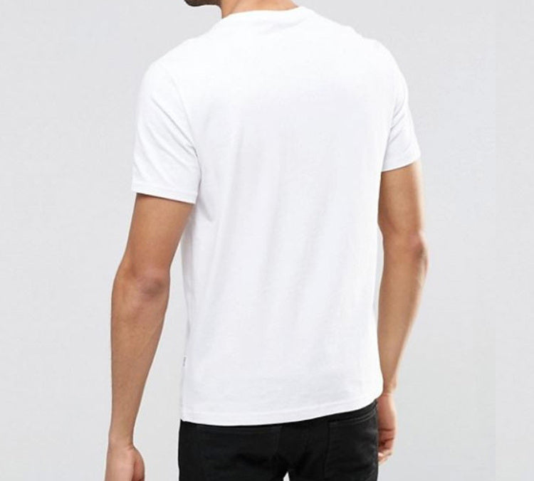 Men's Converse Pure Cotton Alphabet Short Sleeve White 10001970-A01