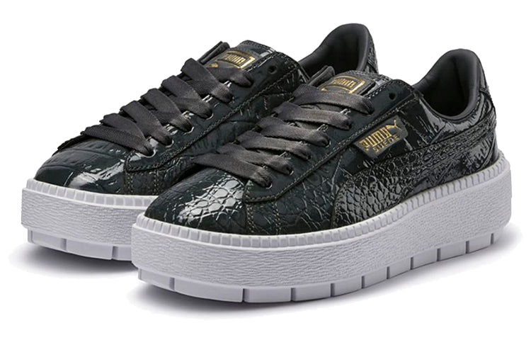 (WMNS) PUMA Platform Trace Exotic Lux 'Gray White' 367730-01