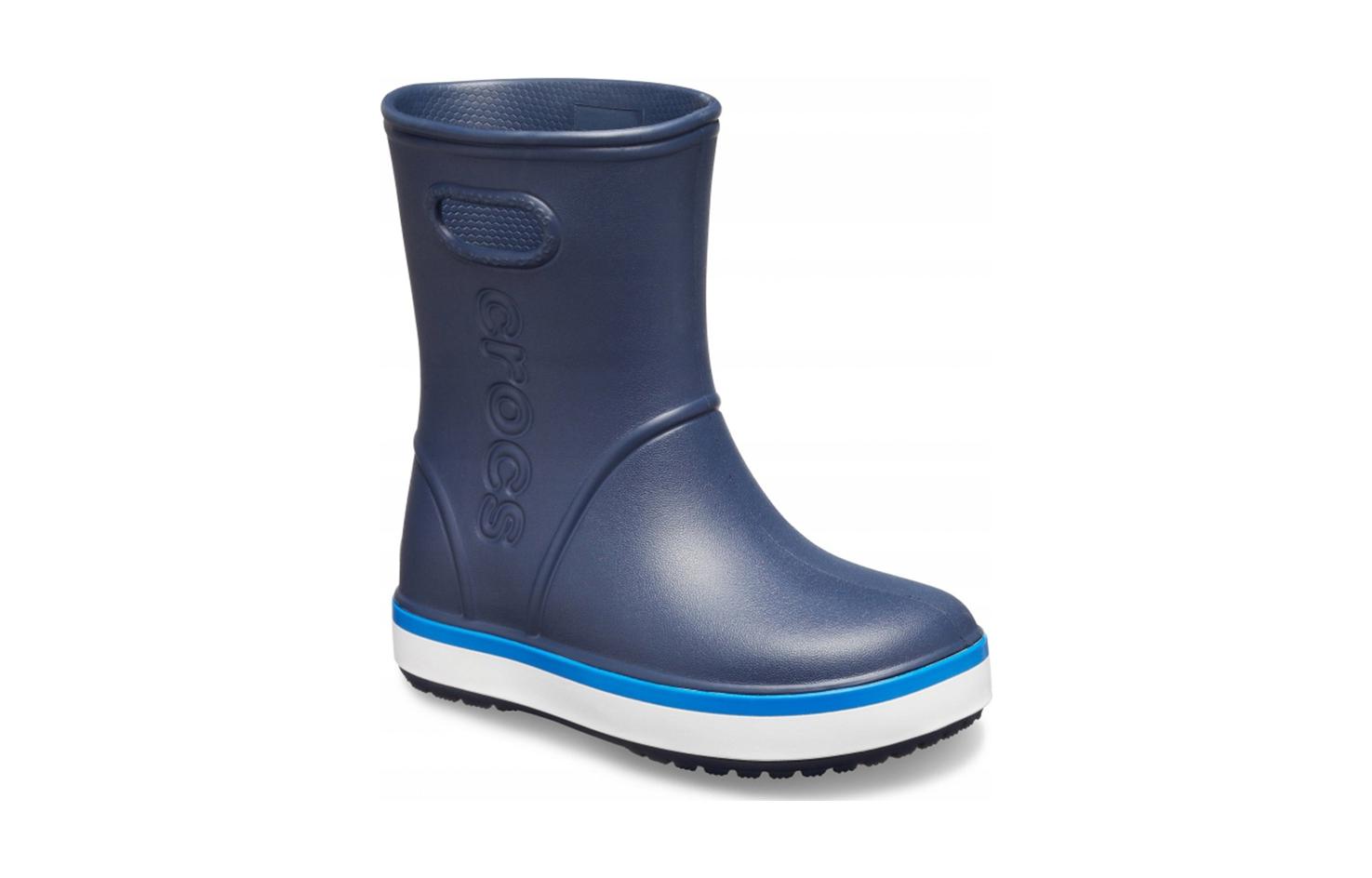 (GS) Crocs Rain Boots 'Navy Bright Cobalt' 205827-4KB