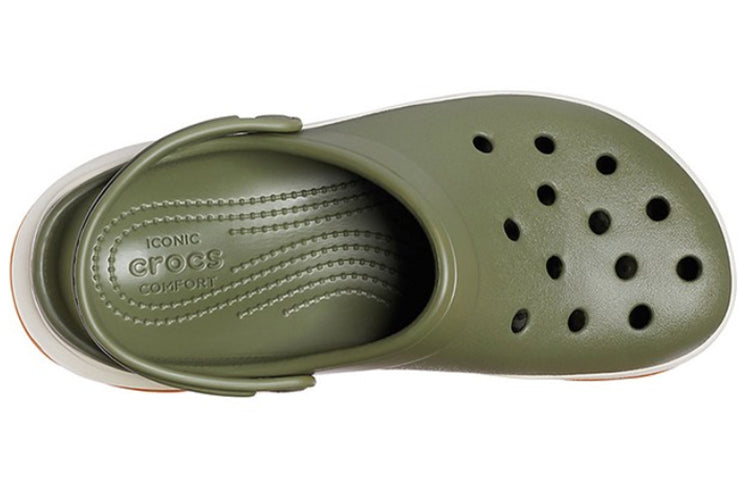 Crocsband Full Force Thick Sole Sandals Green Unisex 206122-34E