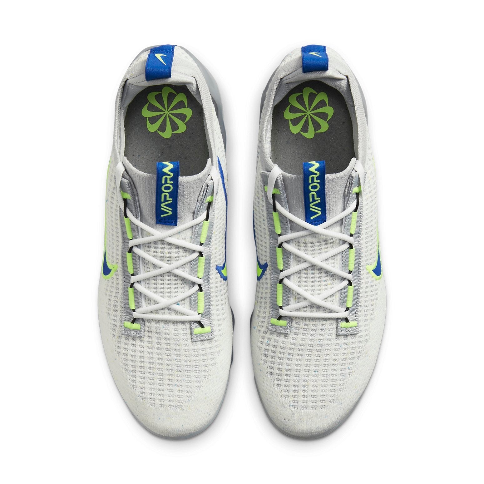 Nike Air Vapormax 2021 Flyknit 'White Volt Hyper Royal' DC9394-100