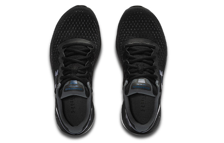(WMNS) Under Armour Charged Impulse Shft Sports Shoes Black/Blue 3024444-001